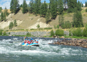Whitewater Rafting at Three Bars Guest Ranch