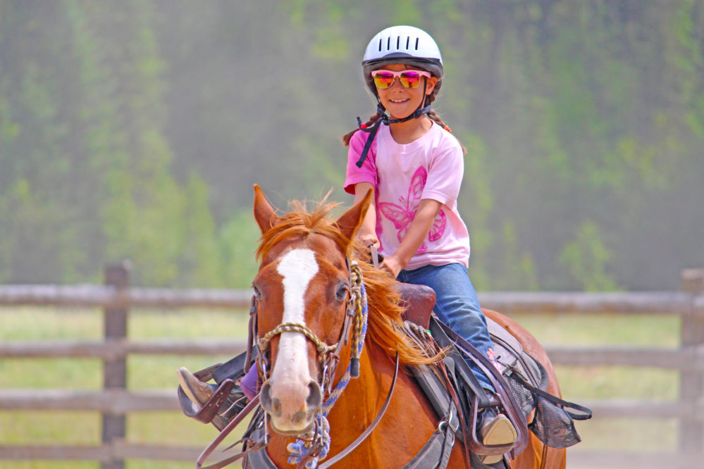 Young Girl on Horseback