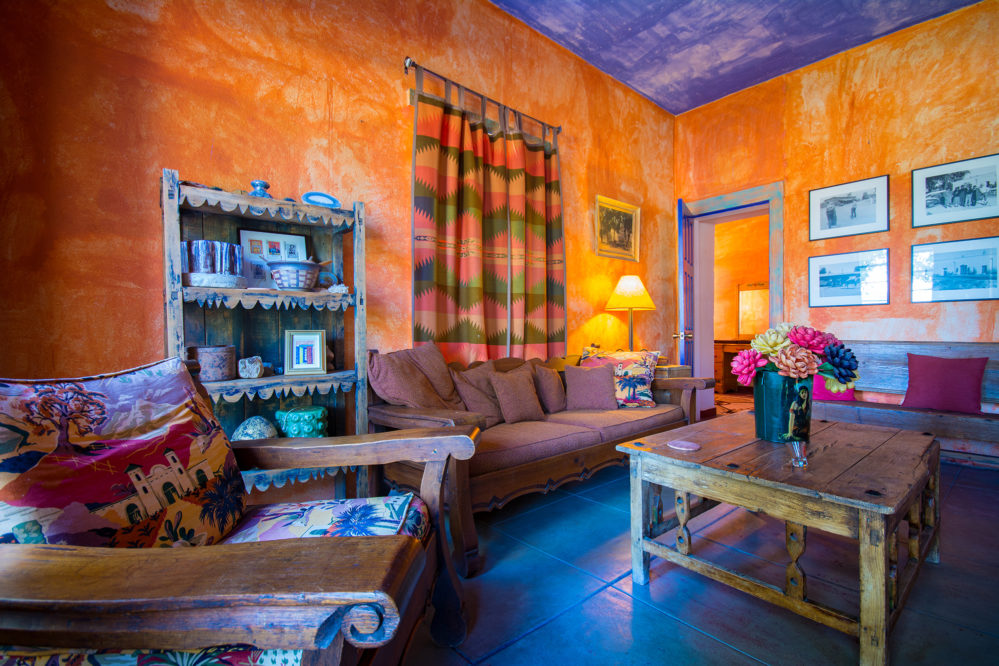 Interior of a building at Rancho de la Osa