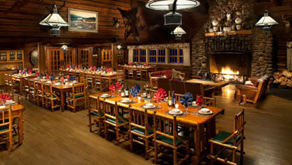 Dining room at Averills Ranch