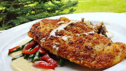 Plate of food at Hubbards Ranch