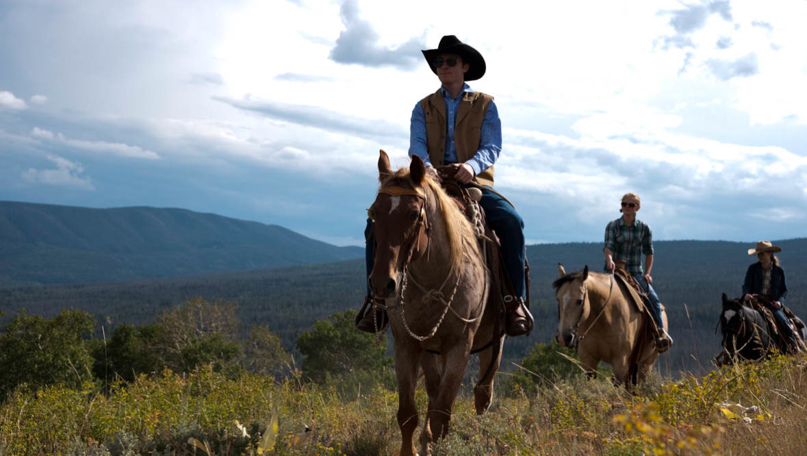 Trail ride at Latigo Dude Ranch