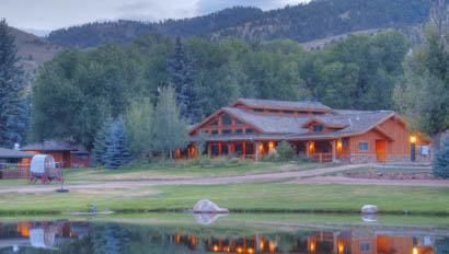 Sylvan Dale Ranch lake lodge