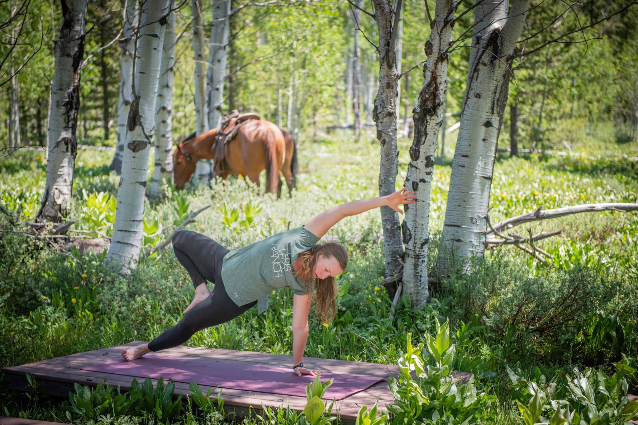Yoga in nature