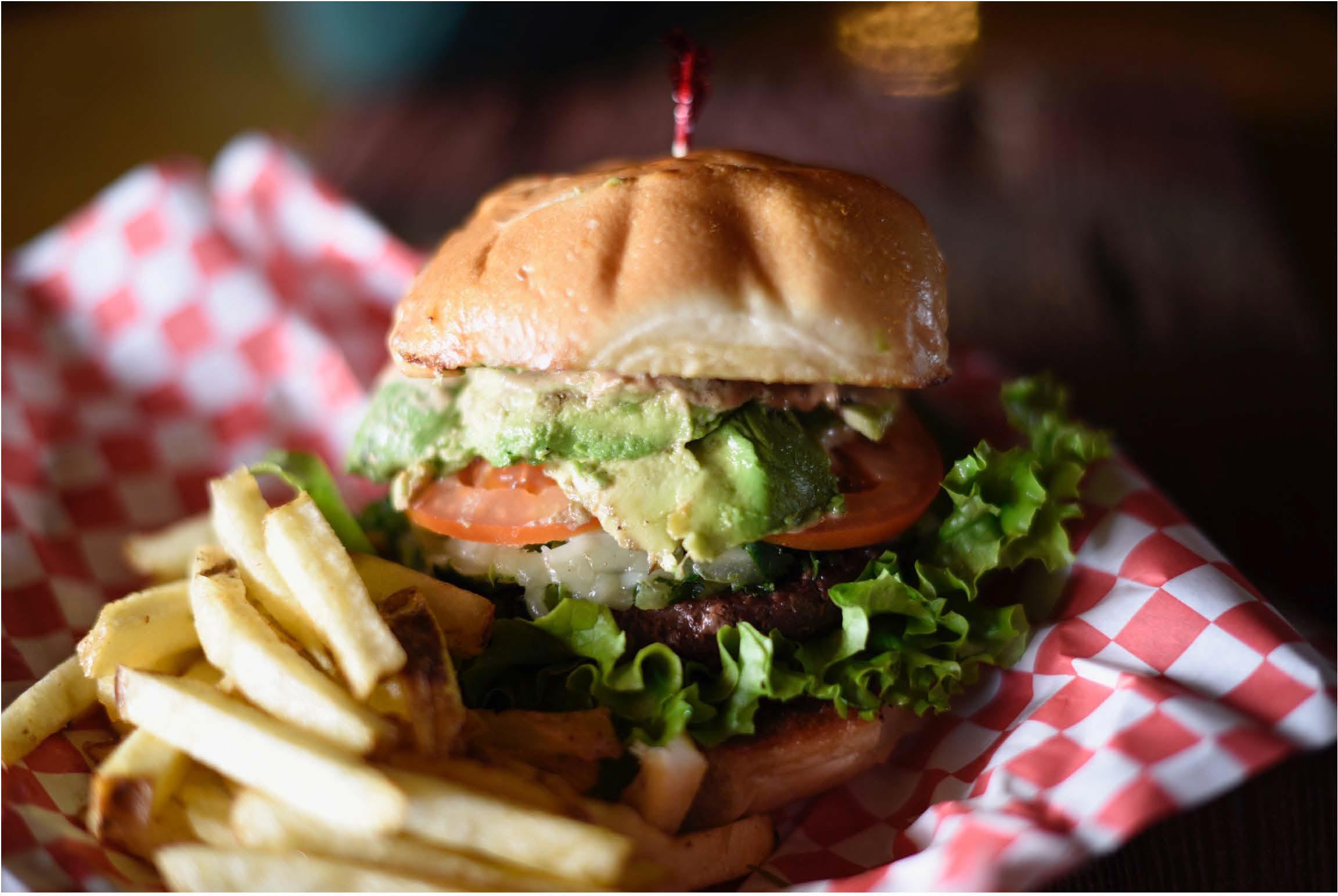 V6's burger