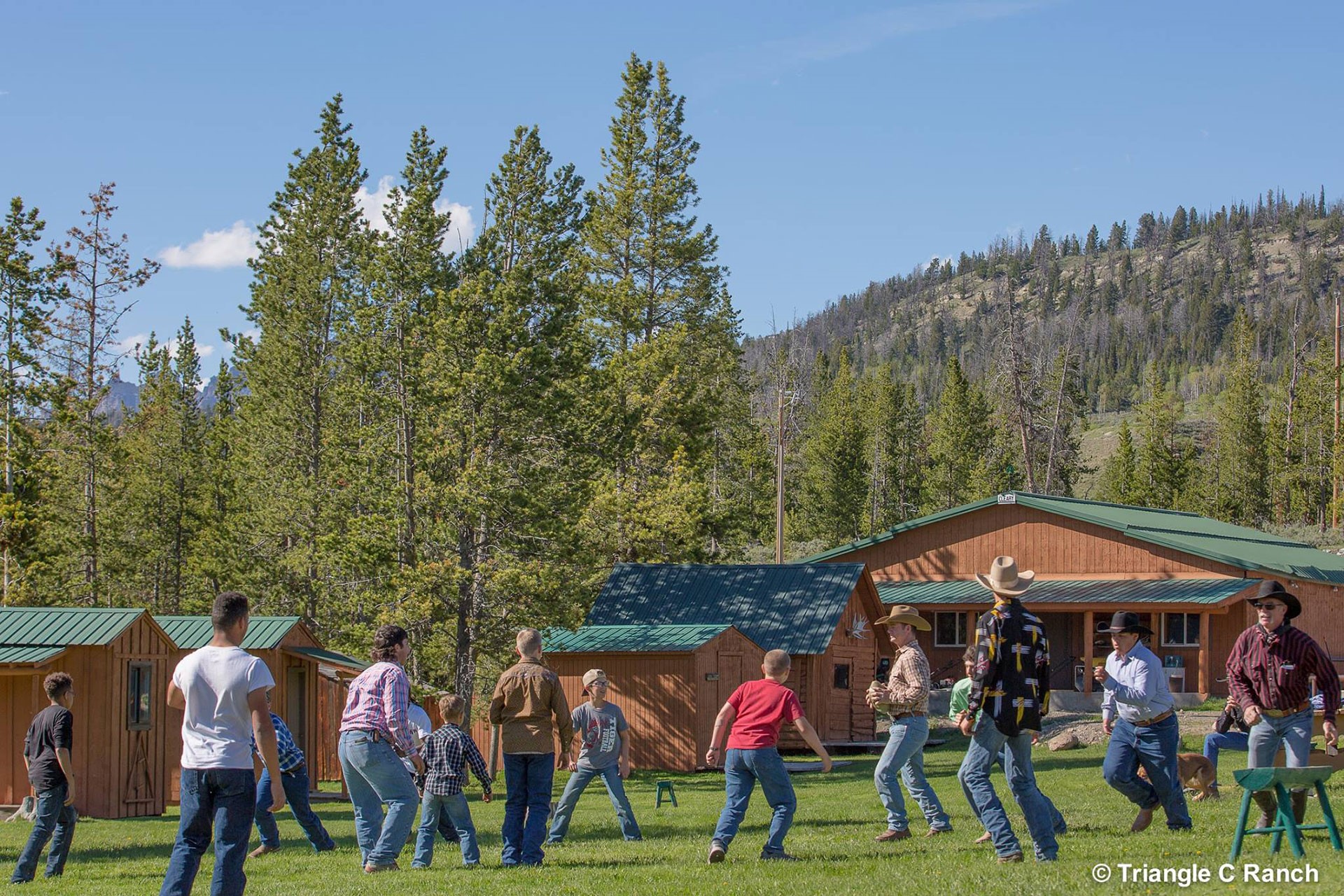 guys playing football