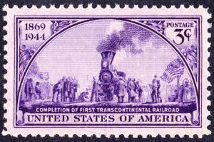 Train Travel Stamp