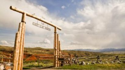 Entry way to the Lazy L&B Ranch