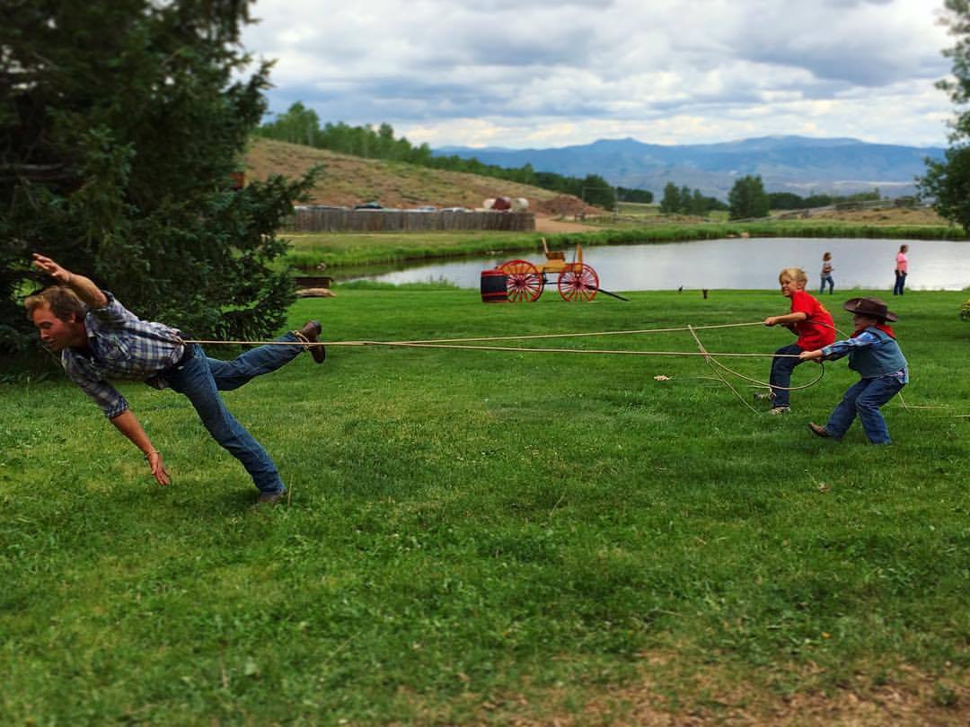 Adult and kids bonding