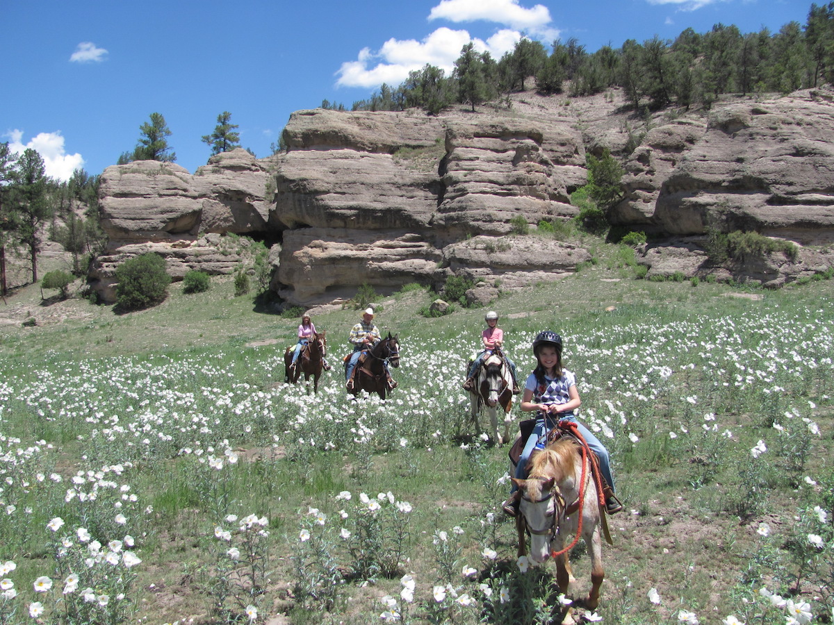 Geronimo Trail Ranch Kid Flowers Trail