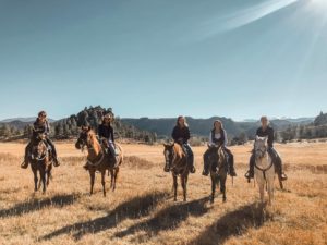 Sundance Trail Ranch Vacations horseback with a view